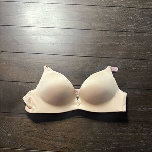 Victoria's Secret Cream and pink Bra